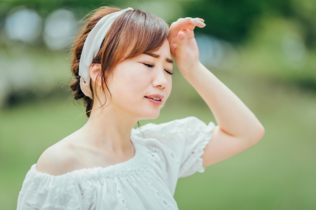 汗が止まらない！顔・脇・手などの汗の対処法